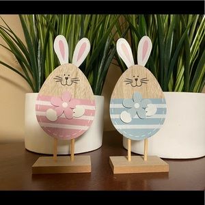 Tiered tray Easter decor